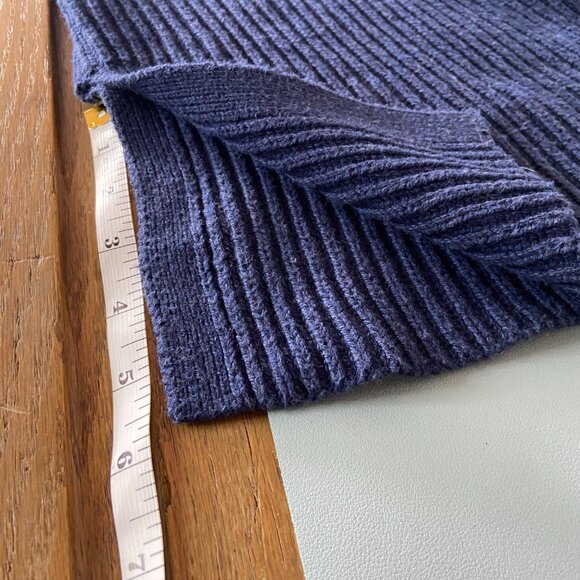 J Crew Mercantile ribbed cardigan in blue - size s - Picture 10 of 12